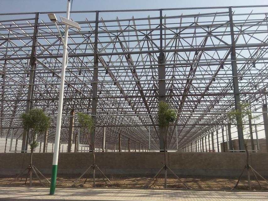 辛集汽车工业厂房网架